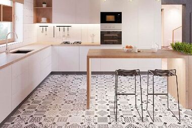 Какую плитку приобрести для кухонного пола